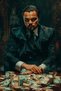 Wolf of Wall Street 2 Pop Art Metal Poster - Magnetic Wall Art Print