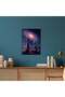 Alien & Cat Cosmic Vibes Music Metal Poster - Magnetic Wall Art Print - 6