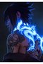 Sasuke Neon Anime Metal Poster - Magnetic Wall Art Print