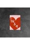 You and Me Big Red Heart Love Metal Poster - Magnetic Wall Art Print - 5
