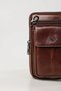 Men's Genuine Leather Hand and Shoulder Bag with Zipper, Multi-Compartment, Daily Use Bag, Brown 31708 - 2