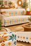 Multi-Purpose Sofa Cover,Sofa Bed Cover Set with Non-Slip Sponge 3,3,1,1 - 3