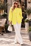 New Season Women's Buttoned Pique Knitted Cardigan - 4