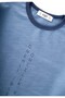 Loose Fit Seasonal Long Sleeve T-Shirt 2-8 Years Indigo Blue - 3