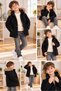 Boys' Black Winter Coat with Fur Hood – Thick Warm Casual Outerwear for Ages 5-12