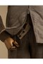 Slim Fit Tricot Collar Side Pocket Quilted Zippered Vest Beige T20300-09 - 3