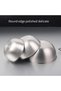 MANHONGYU Stainless Steel Mixing Bowls-3 Packs Small Thicker Stainless Steel Flat Bottom Mixing Bowls Set, Home, Refrigerator, and Kitchen Food Storage Organizers - 5