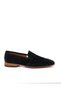 Italian Style Internal and External Natural Leather Suede Men's Shoes Black T15215-01 - 3