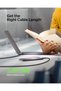 كابل شاحن BoostCharge USB-C، كابل USB-C إلى USB-A، كابل شحن USB من النوع C لهاتف iPhone 15، وسامسونج. - 7