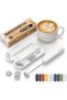 NanoFoamer GO Rechargeable Handheld Milk Frother, White