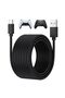 كابل تحكم لجهاز PS5، كابل شحن USB C بطول 1 متر/3 متر (3 متر)