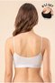 6-Pack Women's Padded String Strap Bustier – Supportive Breast Pad Bra Tank Top, Casual and Comfortable Everyday Underwear - 2