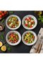 Lemon Patterned 16 cm Porcelain Bowl Set 4 Pieces - 6