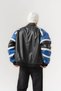 Stunning Garnili Embroidery Detailed Zippered Leather Men's Coat - 5