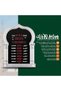 ساعة حائط للأذان مع شاشة LED للمنزل والمكتب - ساعة رقمية للزينة (فضية اللون) - 3