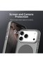 Case Compatible with Apple iPhone 18 Pro Max, New Generation Magsafe Supported Cover with Velvety Buttons, Light Gray - 8