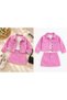 Pink Color Corduroy Jacket Skirt Top and Bottom Set - Pink - 4-5 Years - St00326-Pink-4-5 Years - 2