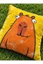 Funky Friends Digitally Printed Decorative Velvet Textured Polyester 4-Piece Cushion Cover Set (Dkr) - 3