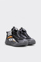 615Sxea45559 Gray Black Boy's Sneaker - 4