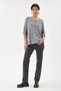 Women's Gray Italian Low Sleeve Oversize Knitwear Sweater 38 - 44 Size - 3