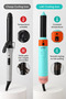 Auto Rotating Curling Wand, Automatic Hair Curler, Adjustable Temp Ceramic Rotating Curling Iron for Long Lasting Waves - 8