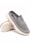 Noka Nina Linen Comfortable Flexible Sole Closed Sabo Women's Slippers - 4