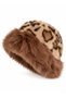 Women's Leopard Plush Hat - 2
