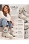 Thick Sole Chain Detailed Women's Boots