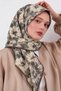 Floral Patterned Cotton Silk Scarf Ls2214
