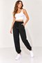 Women's Modal Fabric High Waist Elastic Waistband Pockets Relaxed Fit Elastic Cuffs Jogger Sweatpants - 4