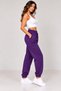 Women's Modal Fabric High Waist Elastic Waistband Pockets Relaxed Fit Elastic Cuffs Jogger Sweatpants - 4