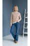 Women's Striped Sweatshirt Relaxed Fit - 4