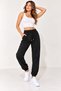 Women's Modal Fabric High Waist Elastic Waistband Pockets Relaxed Fit Elastic Cuffs Jogger Sweatpants - 2