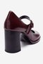 Christa Burgundy Women's Heeled Shoes - 7