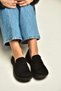 Z996165202 Black Suede Mosen Toe Casual Comfort Shoes - 2