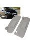 واقي شمس للسائق (يسار) والراكب (يمين)، حاجب شمس رمادي اللون مضاد للأشعة فوق البنفسجية سهل التركيب للسيارة - 4