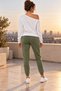 Women's One-Shoulder Open Long Sleeve Printed Shirtdress Three-Thread Blouse and Lace-Up Trousers Two-Piece Set Daily Casual Chic Set - 5