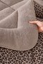 Double 5-Piece Wellsoft Fleece Fluffy Sleeping Set——-Leopard Print - 2