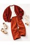 Boy's Retro Thessaloniki Cardigan & Gabardine Wide Leg Pants Set – Brown Color