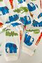 Animal Figure Printed Cotton Boys' Pajama Set - Ecru - 2