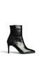Z260236260 Black Rustic Thin Heeled Women's Boots - 5