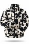 . Men's Heat Thermal Inner Outer Sherpa Autumn Winter Full Zipper Plush Fleece Sweatshirt