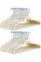 50 Pack Velvet Clothes Hangers – Non-Slip Suit Hangers in Ivory - 4