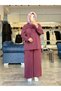 Women's Detachable Shoulder Detail Suit 4522 - 3