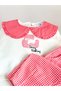 Pötikare Baby Collar Sweatshirt and Pötikare Denim Trousers Girls' Top and Bottom Set - 4