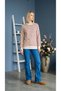 Women's Striped Sweatshirt Relaxed Fit - 8