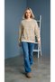 Women's Striped Sweatshirt Relaxed Fit - 3