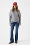 Women's Premium Ripped Detailed Oversize Knitwear Sweater - 2