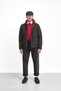 Velvet Collar Fur Lined Bamber Coat - 2