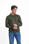 Polo Neck Sweater with Button Detail - 3